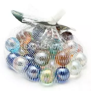 Аква Марблс Glass 001 ШАРЫ, МИКС, 16 мм, 200 гр.