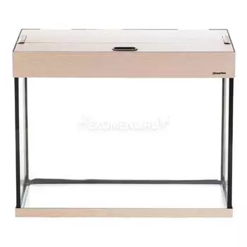 Аквариум AquaPlus 100 (700х300х560-6), 96л. прямоугольный со светильником LUX 2х18Вт, выбеленный дуб
