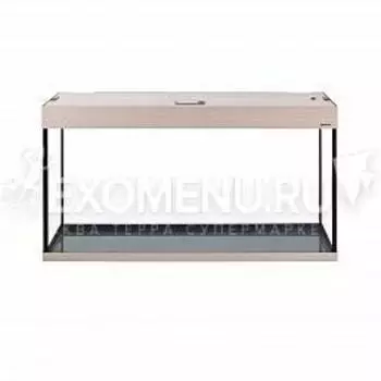 Аквариум AquaPlus 264 (1200х400х610-8) прямоугольный со светильником LUX 2х38Вт. выбеленный дуб