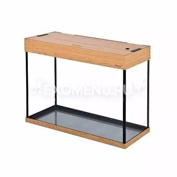Аквариум AquaPlus LUX П100 дуб (700х300х560-6) прямоугольный, 96л., с лампами Т8 2х18 Вт.