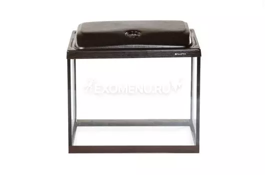 Аквариум AquaPlus STD П60 венге (500х300х460-5) прямоугольный, 55 л., со светильником 1х14Вт.