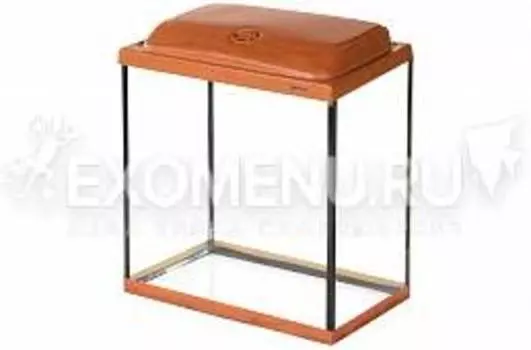 Аквариум AquaPlus STD П75 груша (500х300х560-6) прямоугольный, 68 л., со светильником 1х14Вт.