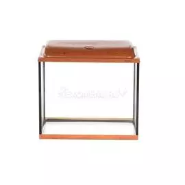 Аквариум AquaPlus STD П90 итальянский орех (600х300х560-6) прямоугольный, 82 л., со светильником 1х15 Вт.