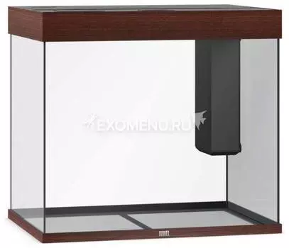 Аквариум LIDO 200 LED 200л темное дерево (Dark Wood) 71х51х65см 2х14W Фильтр Bioflow M, Нагр200W