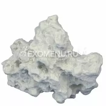 AQUA DELLA Декорация для аквариума "Белый камень", 16x11x13см (Бельгия)