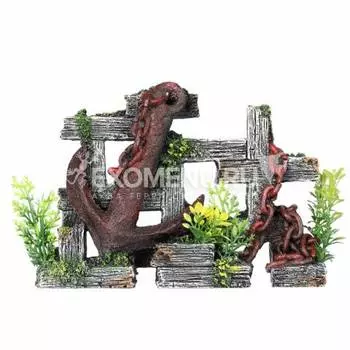 AQUA DELLA Декорация для аквариума "Якорь", 18x5.5x12.5cм (Бельгия)