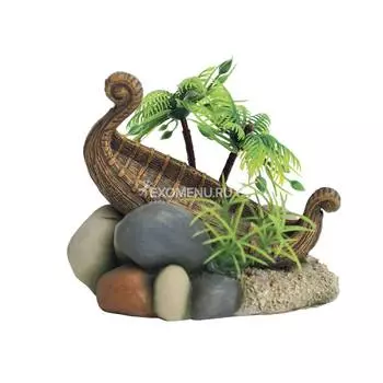 ArtUniq Ancient Boat On The Shore - Декоративная композиция "Ладья на берегу", 11x9,5x9,5 см