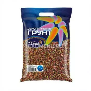 !ArtUniq ColorMix Flame - Декоративный грунт для аквариума "Пламя", 1-2 мм, 9 кг, 6 л