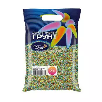 !ArtUniq ColorMix Mosaic - Декоративный грунт для аквариума "Мозаика", 1-2 мм, 3 кг, 2 л
