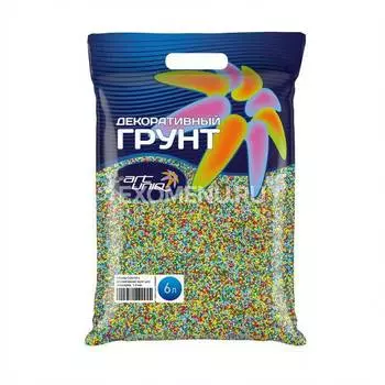 !ArtUniq ColorMix Mosaic - Декоративный грунт для аквариума "Мозаика", 1-2 мм, 9 кг, 6 л