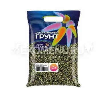 !ArtUniq ColorMix Salamander - Декоративный грунт для аквариума "Саламандра", 1-2 мм, 3 кг, 2 л