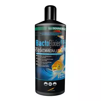 Биопрепарат Dennerle BactoElixier SedimentEx FB4 для удаления ила и очистки воды в садовых прудах, 1л, на 20000 литров
