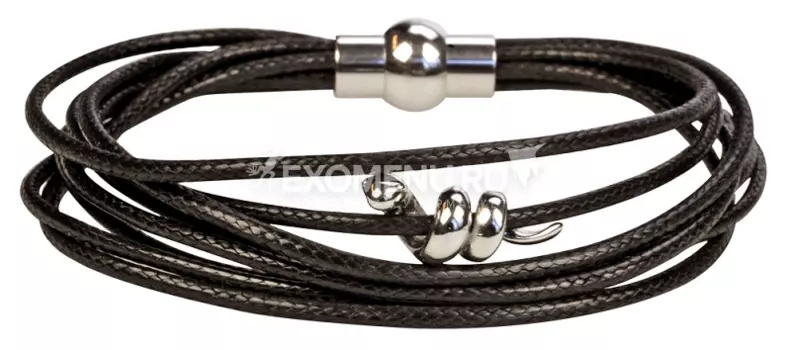 BLUE BUG Браслет "Змея", 22х10мм, чёрный (Германия)