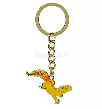 BLUE BUG Брелок металлический "Геккон леопардовый" (Германия)