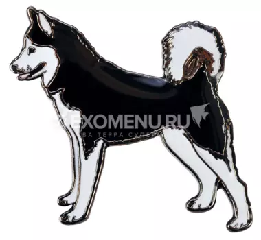 BLUE BUG Значок металлический "Хаски", 25х22мм (Германия)