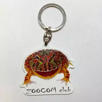 Брелок ZOOCOM CLUB Лягушка рогатка 1