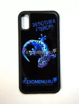 Чехол противоударный силиконовый Геккон для смартфона IPhoneX/Xs