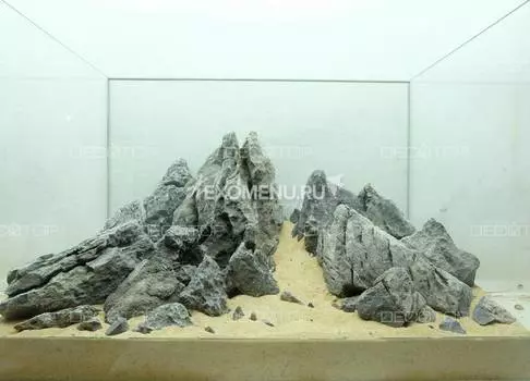 DECOTOP Chogori Box S - Набор камней 3-15 см для аквариумов и террариумов, 4 кг/4 л