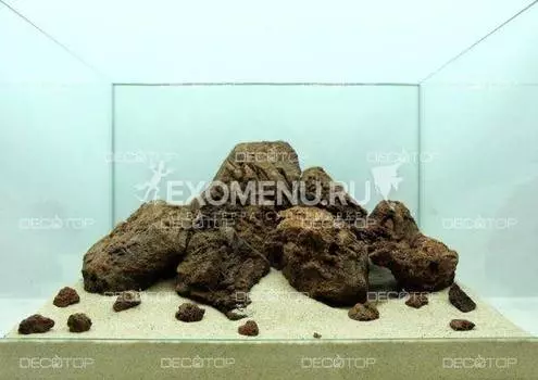 DECOTOP Etna Box S - Набор камней для аквариумов от 10 литров, 2 кг/4 л