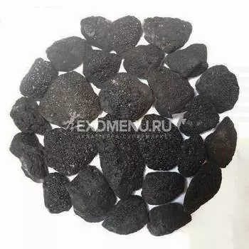 DECOTOP Granada Kit Mini S - Набор из кусков черной лавы 2-8 см, 2.5 кг/4 л