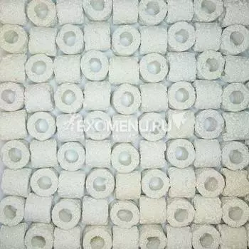 DECOTOP Kivach - Наполнитель для биологической фильтрации воды, кольца 20 мм, 1600 г/4 л