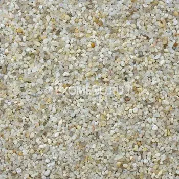 DECOTOP Meta - Природный чистый светлый гравий, 1-2 мм, 2.3 кг/1.5 л