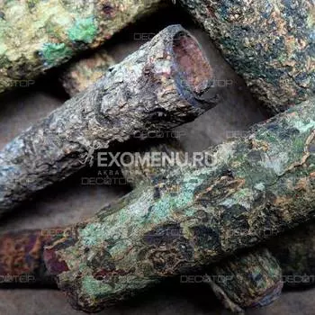 DECOTOP Raja XXS - Трубка из коры индийского миндаля, 15×3 см