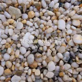 DECOTOP Zambezi - Натуральный белый гравий, 5-20 мм, 2.3 кг/1.5 л