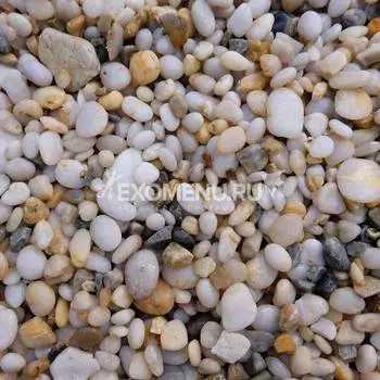 DECOTOP Zambezi - Натуральный светлый гравий, 2-10 мм, 15 кг/9 л