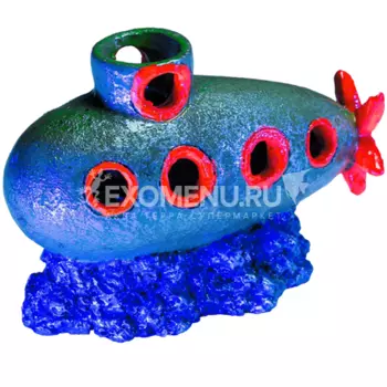 Декорация флуоресцентная Tetra Glofish Субмарина_(1/6)