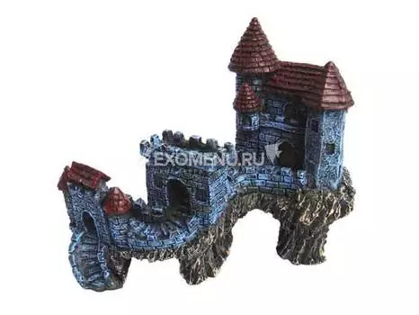 Декорация пластиковая PRIME "Крепостная стена" 16x6.5x13см