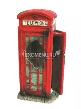 Декорация пластиковая PRIME "Телефонная будка" 10.5x9x19см