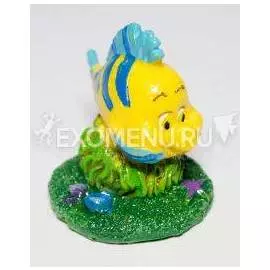 Декорация "Рыбка Флаундер" 5*4*5 см
