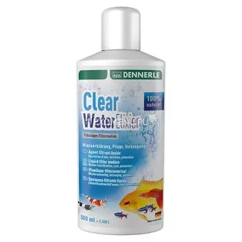 Dennerle Clear Water Elixier - Препарат для очистки аквариумной воды, 500 мл на 2500 л