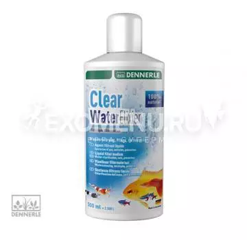 Dennerle Clear Water Elixier - Препарат для очистки аквариумной воды, 250 мл на 1250 л