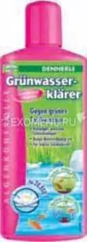 Dennerle Green Water Cleaner - Эффективное средство для борьбы с плавающими водорослями в садовом пруду, 500 мл