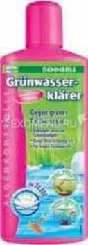 Dennerle Green Water Cleaner - Эффективное средство для борьбы с плавающими водорослями в садовом пруду, 1000 мл