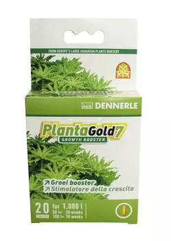 Dennerle Planta Gold 7 - Стимулятор роста для всех аквариумных растений в капсулах, 20 шт. на 1000 л