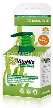 Dennerle S7 VitaMix - Комплекс жизненно важных мультивитаминов и микроэлементов для аквариумных растений, 100 мл на 3200 л