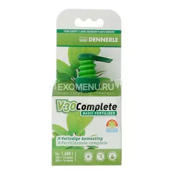 Dennerle V30 Complete - Полное комплексное удобрение для всех аквариумных растений, 50 мл на 1600 л