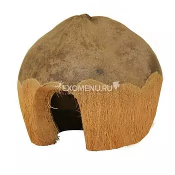 Домик NATURAL для мелких животных из кокоса "Норка", 100-130мм, Triol