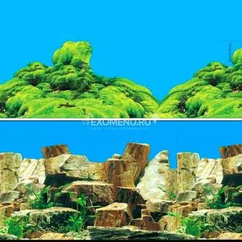 Фон 9023/9064, 0,6*15м "Каменное многоцветье/Морской каньон"