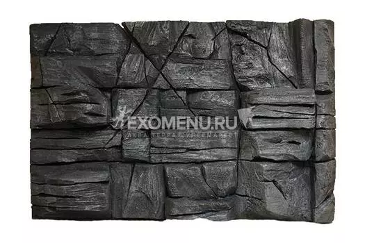 Фон для аквариума/террариума 70х50х10 см, объемный, их 3х частей, ручной работы