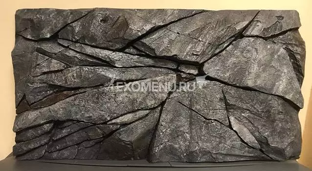 Фон для террариума 70х40х10 см, объемный, ручной работы