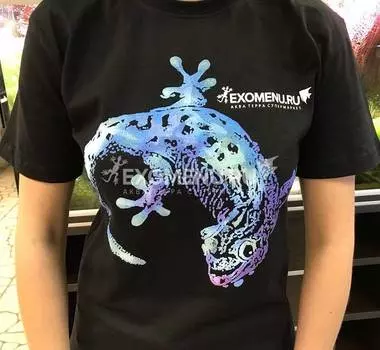 Футболка Exomenu. Геккон. (Размер 48)