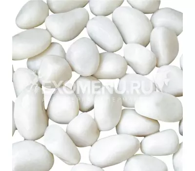 Галька белая (30-50 мм), 5 кг