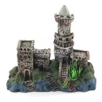 Грот 001KB "Замок с лесенкой", 180*50*160мм