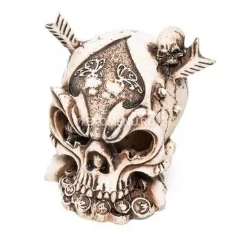 Грот "Череп со стрелами", 100*90*95мм, Laguna