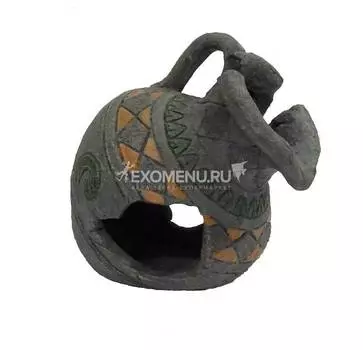 Грот "Кувшин серый" (13.5*12*13.5)