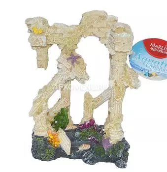 Грот "Развалины античного дворца" 17*10*21см